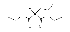 2-Propyl-2-fluor-malonsaeure-diethylester Structure