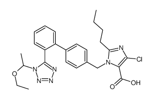 N-1-Ethoxyethyl Losartan Carboxylic Acid结构式