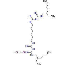 Alexidine dihydrochloride structure