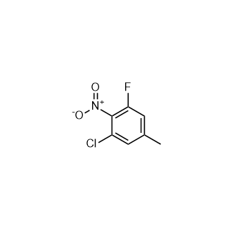 1-Chloro-3-fluoro-5-methyl-2-nitrobenzene structure