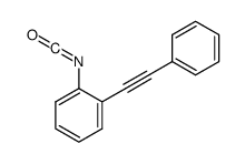 1-isocyanato-2-(2-phenylethynyl)benzene Structure