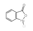 Mercurate(1-),[benzoato(2-)-C2,O1]chloro-, hydrogen (9CI) Structure