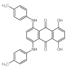 9,10-Anthracenedione,1,4-dihydroxy-5,8-bis[(4-methylphenyl)amino]-结构式