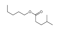 4-Methylpentanoic acid pentyl ester结构式