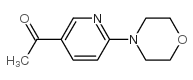 1-[6-(吗啉-4-基)吡啶-3-基]乙酮结构式