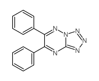 Tetrazolo[1,5-b][1,2,4]triazine,6,7-diphenyl- Structure