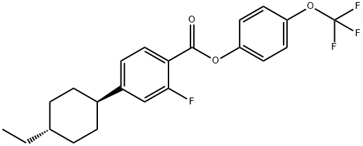 4-(trans-4-Ethylcyclohexyl)-2-fluorbenzoesure-, (4-trifluormethoxyphenylester picture