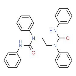 1,1'-ethane-1,2-diylbis(1,3-diphenylurea)结构式