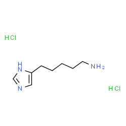 5-(1H-IMIDAZOL-4-YL)-PENTYLAMINE 2HCL结构式