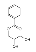 2,3-Dihydroxypropyl benzoate Structure