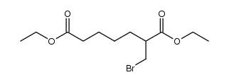 diethyl 2-(bromomethyl)heptanedioate结构式