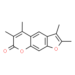 2,3,5,6-Tetramethyl-7H-furo[3,2-g]chromen-7-one Structure