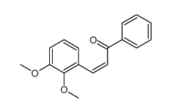 3-(2,3-dimethoxyphenyl)-1-phenylprop-2-en-1-one结构式