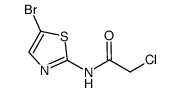 n-(5-bromo-thiazol-2-yl)-2-chloro-acetamide Structure