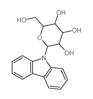 2-carbazol-9-yl-6-(hydroxymethyl)oxane-3,4,5-triol Structure