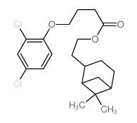 2-(6,6-dimethylnorpinan-2-yl)ethyl 4-(2,4-dichlorophenoxy)butanoate Structure