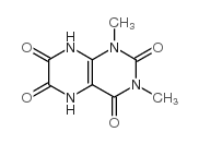 1,3-dimethyl-5,8-dihydropteridine-2,4,6,7-tetrone structure