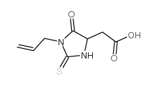 (1-ALLYL-5-OXO-2-THIOXO-IMIDAZOLIDIN-4-YL)-ACETIC ACID structure