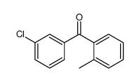 3-CHLORO-2'-METHYLBENZOPHENONE Structure