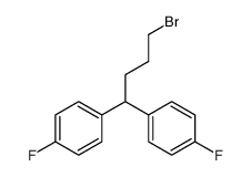 1,1'-(4-bromobutylidene)bis[4-fluorobenzene]结构式