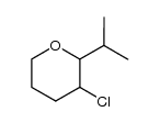 3-chloro-2-isopropyltetrahydropyran Structure