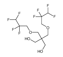 2,2-bis(2,2,3,3-tetrafluoropropoxymethyl)propane-1,3-diol结构式