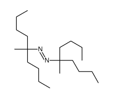 bis(5-methylnonan-5-yl)diazene Structure