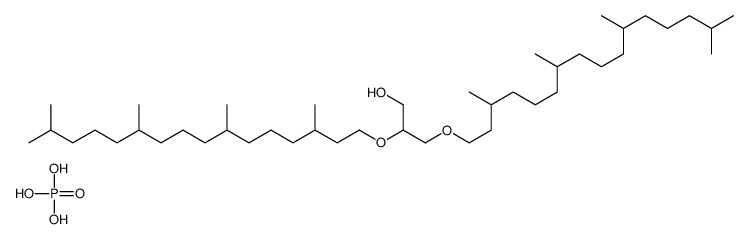 2,3-bis(3,7,11,15-tetramethylhexadecoxy)propan-1-ol,phosphoric acid结构式