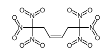 1,1,1,6,6,6-hexanitrohex-3-ene Structure