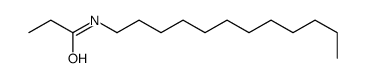 N-dodecylpropanamide结构式