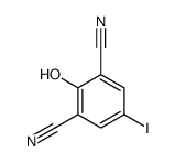 2-hydroxy-5-iodobenzene-1,3-dicarbonitrile Structure