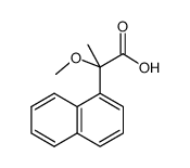 2-Methoxy-2-(1-naphthyl)propionic Acid Structure