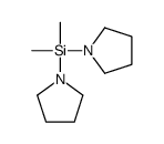 dimethyl(dipyrrolidin-1-yl)silane Structure