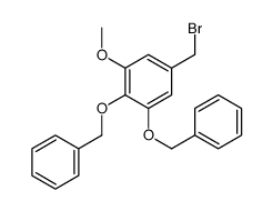 5-(bromomethyl)-1-methoxy-2,3-bis(phenylmethoxy)benzene Structure