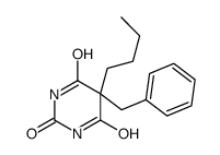 5-Benzyl-5-butyl-2,4,6(1H,3H,5H)-pyrimidinetrione Structure