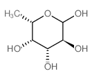 (3S,4R,5S,6S)-6-METHYLTETRAHYDRO-2H-PYRAN-2,3,4,5-TETRAOL Structure