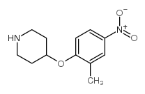 4-(2-METHYL-4-NITRO-PHENOXY)-PIPERIDINE Structure