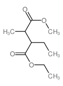 Butanedioic acid,2-ethyl-3-methyl-, 1-ethyl 4-methyl ester结构式