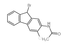 Acetamide,N-(9-bromo-3-chloro-9H-fluoren-2-yl)- Structure