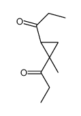 1-甲基-反-1,2-环丙烷二羧酸二甲酯结构式