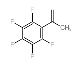 1,2,3,4,5-pentafluoro-6-prop-1-en-2-yl-benzene结构式