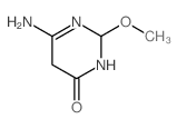 4(3H)-Pyrimidinone,6-amino-2,5-dihydro-2-methoxy- structure