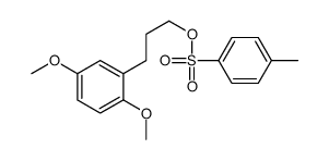 3-(2,5-dimethoxyphenyl)propyl 4-methylbenzenesulfonate结构式