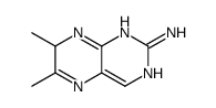 2-Pteridinamine,1,7-dihydro-6,7-dimethyl-(9CI) Structure