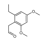 Acetaldehyde, (2-ethyl-4,6-dimethoxyphenyl)- (5CI)结构式