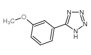 5-(3-甲氧基苯基)-1H-四唑结构式