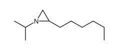 Aziridine, 2-hexyl-1-(1-methylethyl)- (9CI)结构式