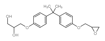 双酚A(2,3-二羟丙基)缩水甘油醚结构式