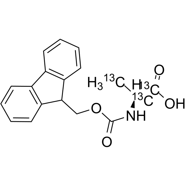 Fmoc-Ala-OH-13C3结构式