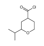 2H-Pyran-4-carbonylchloride,tetrahydro-2-(1-methylethyl)-(9CI) structure